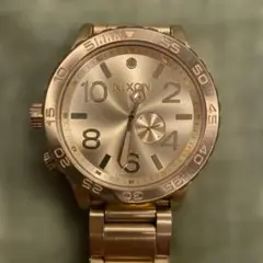 Nixon 300m防水腕時計 THE51-30 オールゴールド