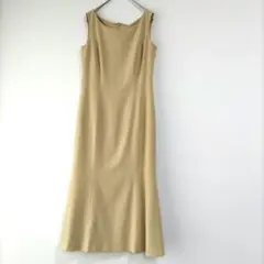 〈エル〉ノースリーブ　ワンピース クリーム色　付属品なし　38