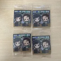 鬼滅の刃 竈門炭治郎 & 富岡義勇 ステッカー 4枚セット