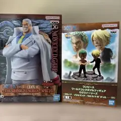 ワンピース DXF モンキー・D・ガープ フィギュア　2点セット