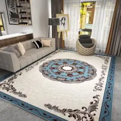 カーペット160x230cm ラグマット北欧 ラグ 洗える 抗菌防臭 #b9