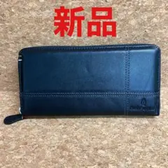 Hush Puppies 長財布 ラウンドファスナー クロスステッチ　大容量