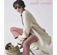 新品未使用Mila owenミラオーウェンロングファーニットガウンレディース