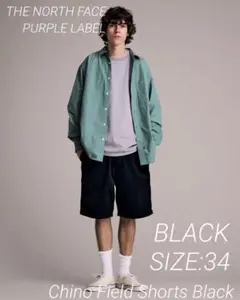 THE NORTH FACE PURPLE LABEL Shorts 34 黒