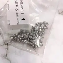 機械ねじ ボルト M2x3.0mm シルバーグレー 60個入り