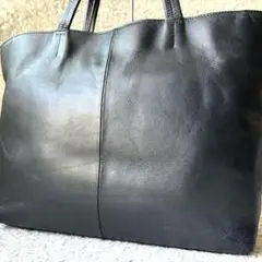 ★A4可能★ green label relaxing トートバッグ 本革 紺