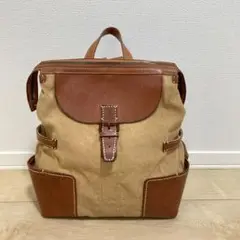 ゲンテン genten 旧ミモザ リュック レザー キャンバス