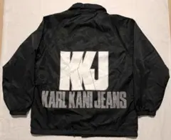 KARL KANI JEANS ナイロンジャケット 黒　サイズＭ〜Ｌ