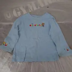 Miki House 水色 長袖 シャツ 90cm