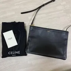 【最終値下げ】CELINE セリーヌ トリオ ショルダーバック ブラック