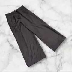 【バリー】BALLY（UK 32）スラックス ワイド ストレート ウール