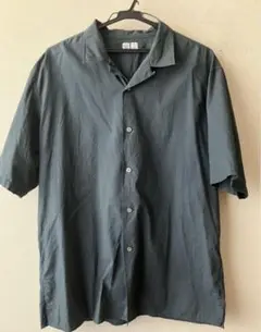 uniqlo u ユニクロU オープンカラーシャツ メンズ　半袖　L