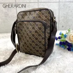 GHERARDINI ゲラルディーニ ショルダーバッグ モノグラム ブラウン