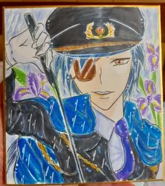 夏目友人帳　手描きイラスト　オリジナル