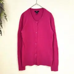 ✨良品✨Gap 【Ｓ】長袖カーディガン パープルピンク 目を引く鮮やかさ
