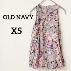 OLD NAVY 【XS】 ノースリーブ 花柄　フラワー　総柄