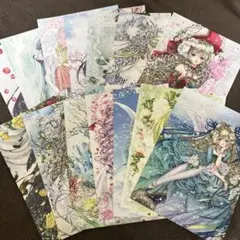 幻想堂（GENSODO）しいたけ様オリジナル同人便箋14枚セット