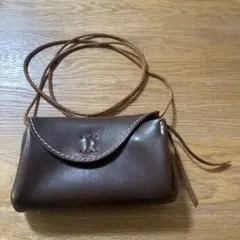 paquet 本革ショルダーバッグ