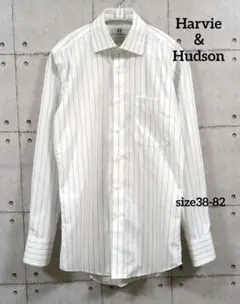 Harvie＆Hudson ストライプシャツ 38