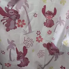 ディズニー スティッチのカーテン レトロ