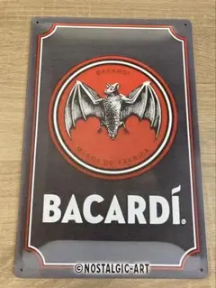 バカルディ BACARDI ブリキ看板 メタルサイン ヴィンテージ アンティーク