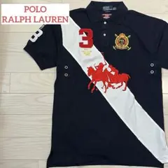 ポロ ラルフローレン POLO ポロシャツ 刺繍ロゴ 鹿の子 2XLサイズ