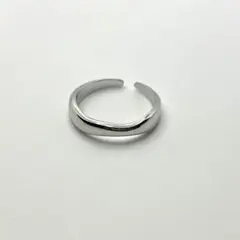 【匿名配送】 シンプル ピンキー シルバー リング silver925