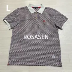 ロサーセン ROSASEN メンズ ゴルフ ポロシャツ サイズL