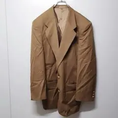 Johnny Rogan 80s 90sテーラードジャケット　ブラウン　金ボタン