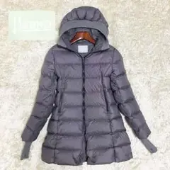 ✨美品✨HERNO ダウンジャケット リブニット グレー サイズL