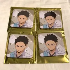 ハイキュー ナンジャタウン ミニゲーム ましかく缶バッジ 岩泉一　4個