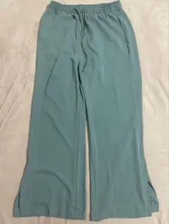 GU リラックスパンツ　ジャージ　ブルー