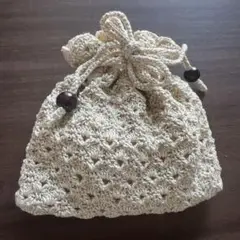 ハンドメイド　巾着ポーチ