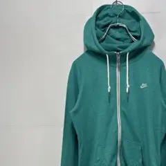 NIKE ナイキ ジップアップパーカー 刺繍ロゴ 古着