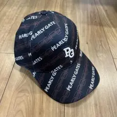 新品未使用　パーリーゲイツ　PEARLY GATES ロゴキャップ ブラック