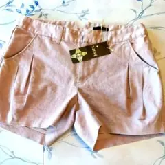 ★NINE ショートパンツ ラベンダー 未使用新品 タグ付き