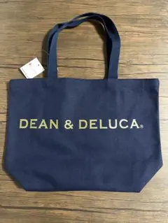 訳あり 新品 DEAN&DELUCA トートバッグ ネイビー 紺