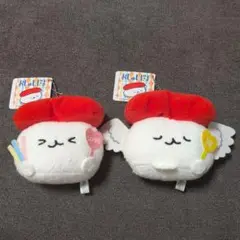おしゅしだよ　推すし　ボールチェーン付きぬいぐるみ　天使神＆LOVEの２個セット