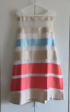 TSUMORI CHISATO ストライプ ノースリーブ ワンピース　ドレス