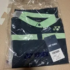 YONEX ポロシャツ ネイビー/グリーン 新品　子供　130