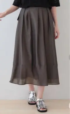 今期美品★INDIVI★ロングスカート　サイズ36