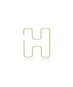 AHKAH ポップアウトイニシャルピアス【H】