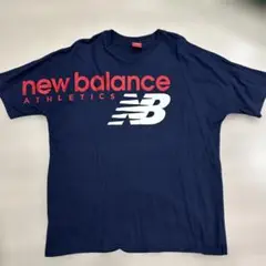 new balance Tシャツ Lサイズ ネイビー