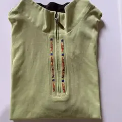 ハイネックジップアップシャツ