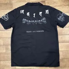 【美品】スウィングジャケット 髑髏 梵字 スカル 日本製 アメカジ L