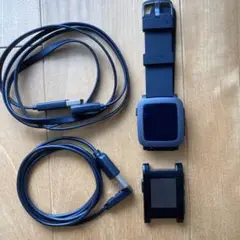 Pebble Smartwatch ブラック 充電ケーブル付き　ジャンク品