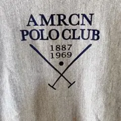 美品　アメリカーナ　AMRCN ポロクラブ スウェット ライトグレー　Mサイズ
