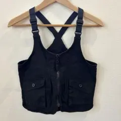 LOGOS GLOBAL WORK 黒 ベスト 140サイズ