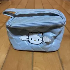 当時物　ハローキティ　エンジェル　水色　バニティポーチ　1998年　サンリオ