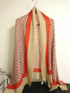 バーバリー　Burberry　TBモノグラム　カシミヤ　ストール　ショール